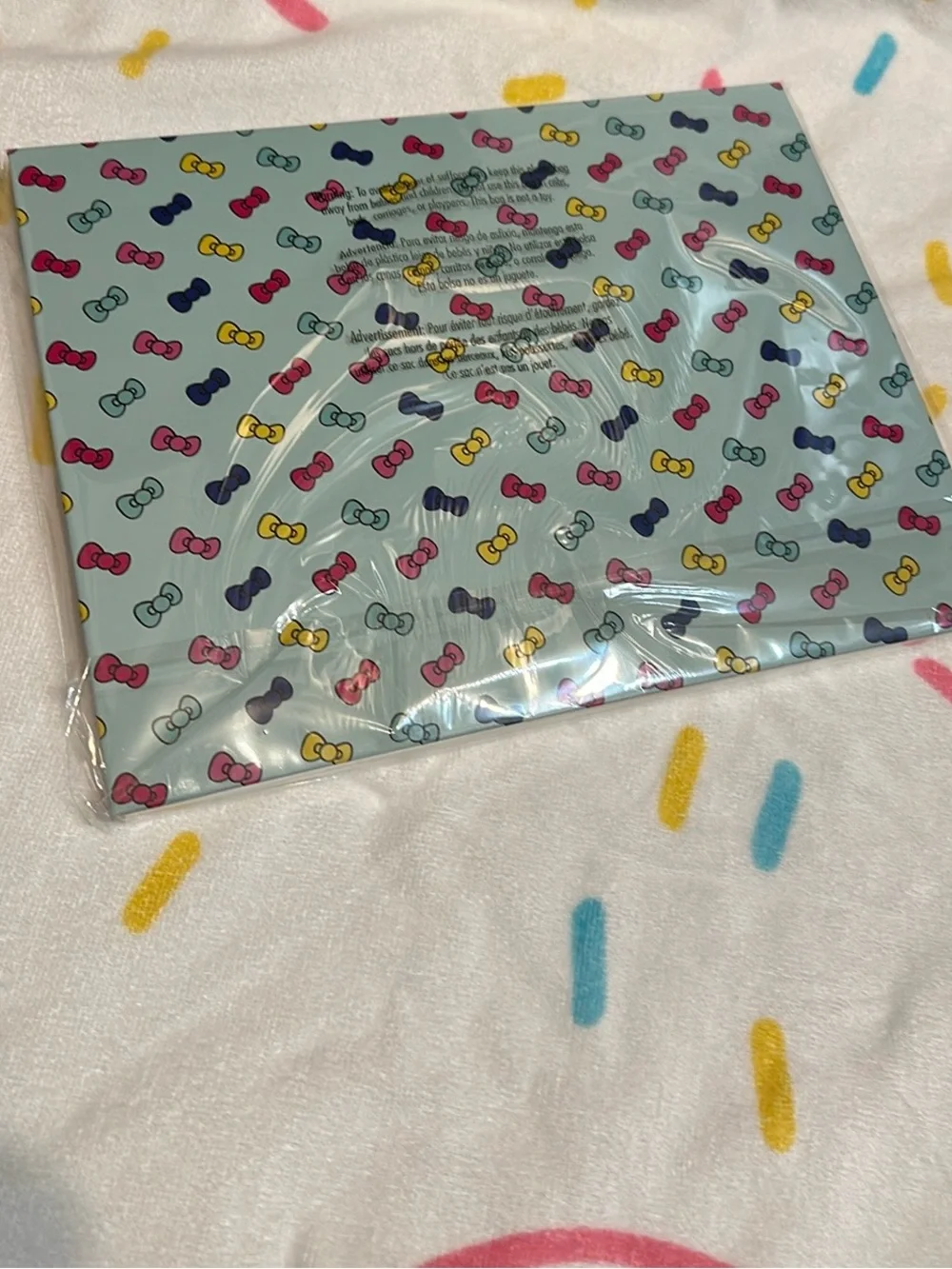 Hello Kitty Pastel Accent Weekly Desk Pad Planner - White